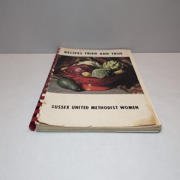 Lot of 2 Sussex United Methodist Church Community Cookbook NJ New Jersey - Picture 12 of 16